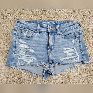 American Eagle Shortie Distressed Short